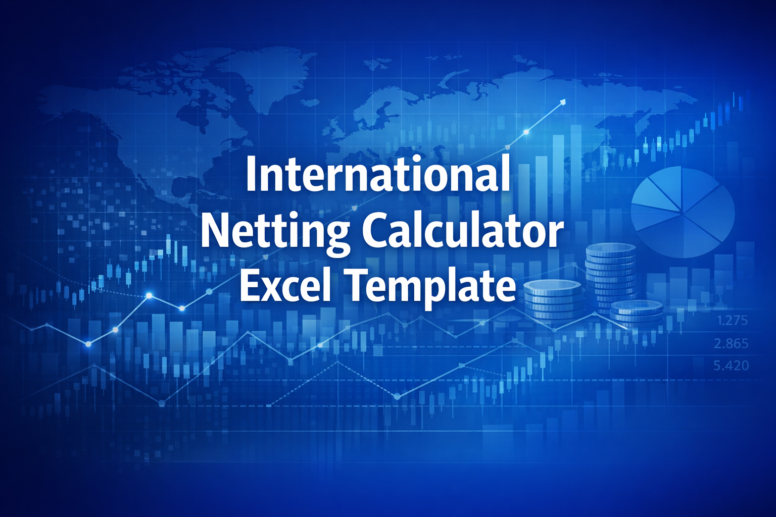 Professional finance illustration representing International Netting Calculator Excel Template