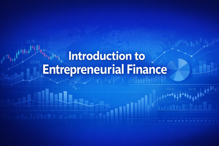 Professional finance illustration representing Introduction to Entrepreneurial Finance: 8 Key Differences from Corporate Finance