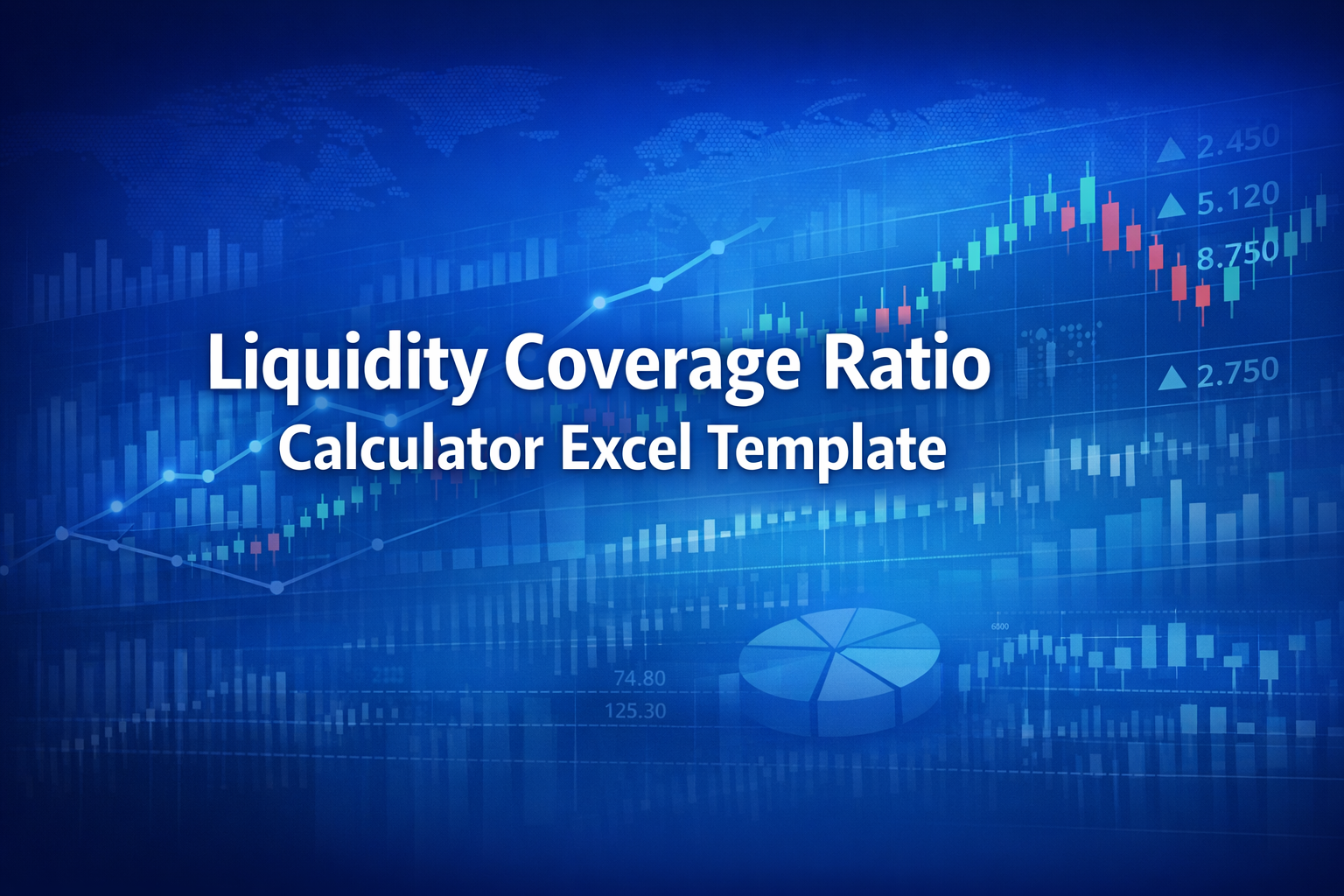 Professional finance illustration representing Liquidity Coverage Ratio Calculator Excel Template