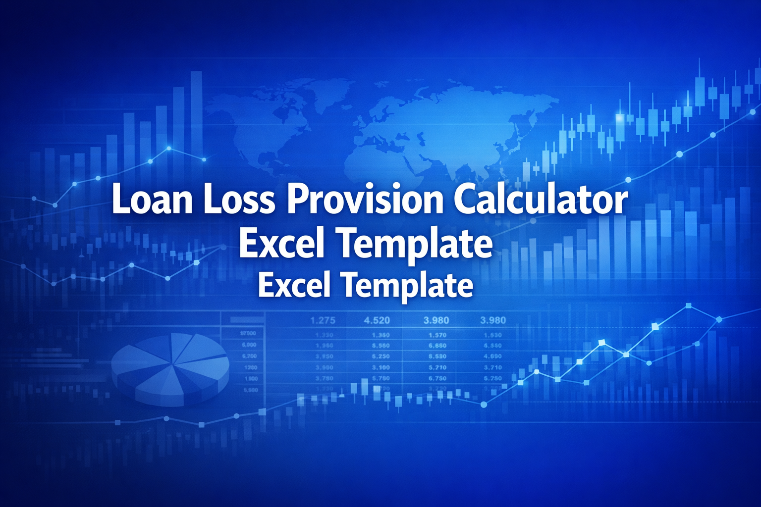 Professional finance illustration representing Loan Loss Provision Calculator Excel Template Excel Template