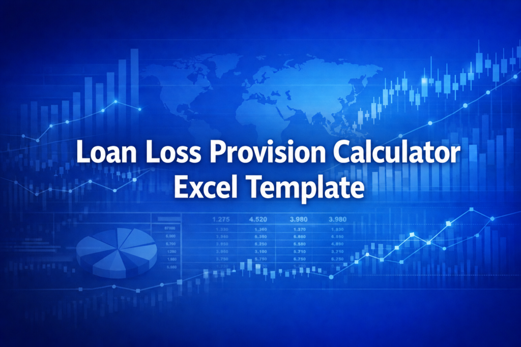 Loan Loss Provision Calculator Excel Template cover
