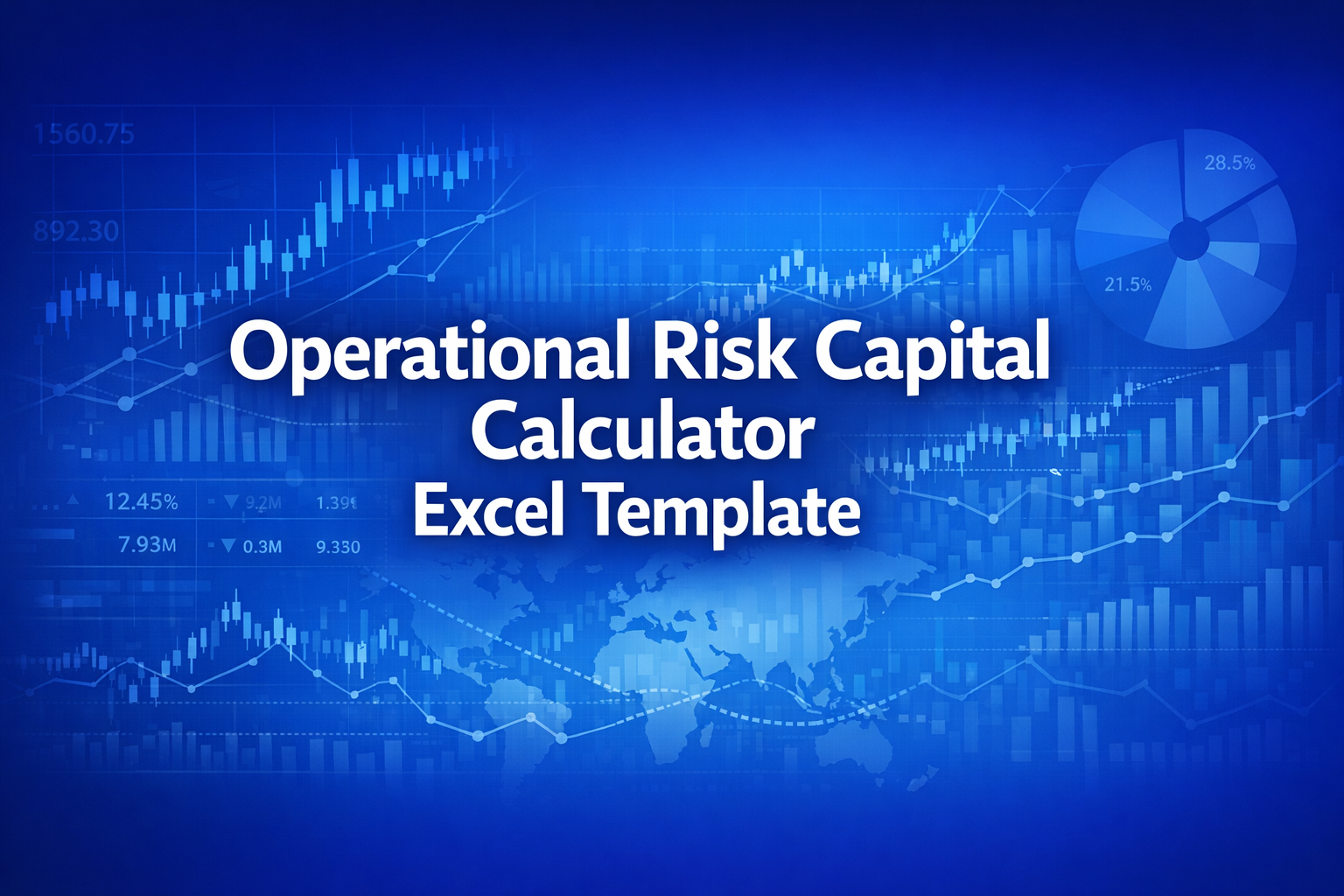 Professional finance illustration representing Operational Risk Capital Calculator Excel Template