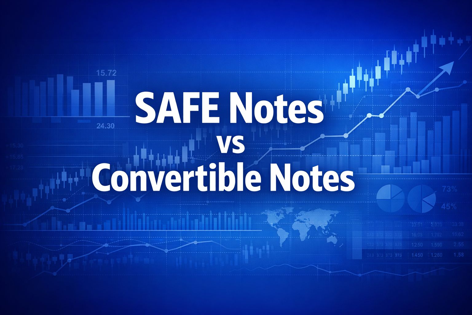 Professional finance illustration representing SAFE Notes vs Convertible Notes: Which Is Better for Your Startup?