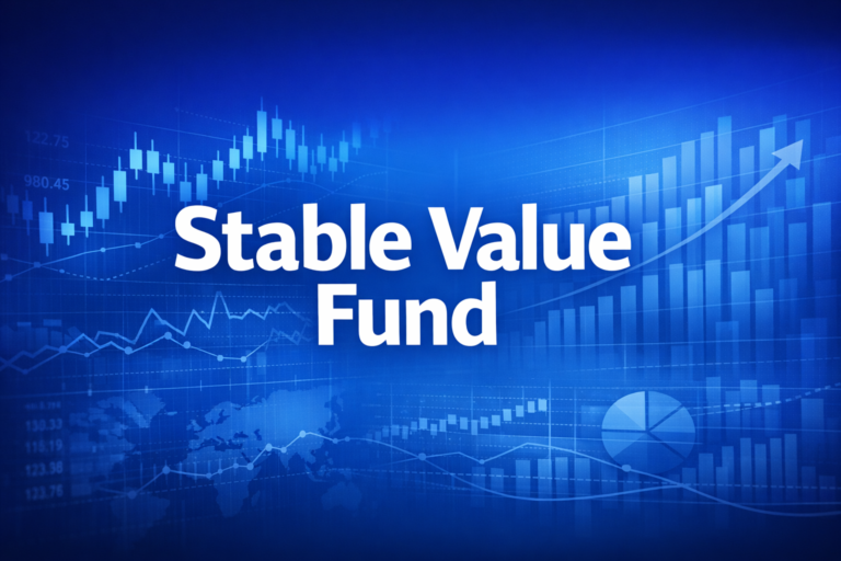 Professional finance illustration representing Stable Value Fund: GICs, Wrap Contracts & Defined Contribution Plans