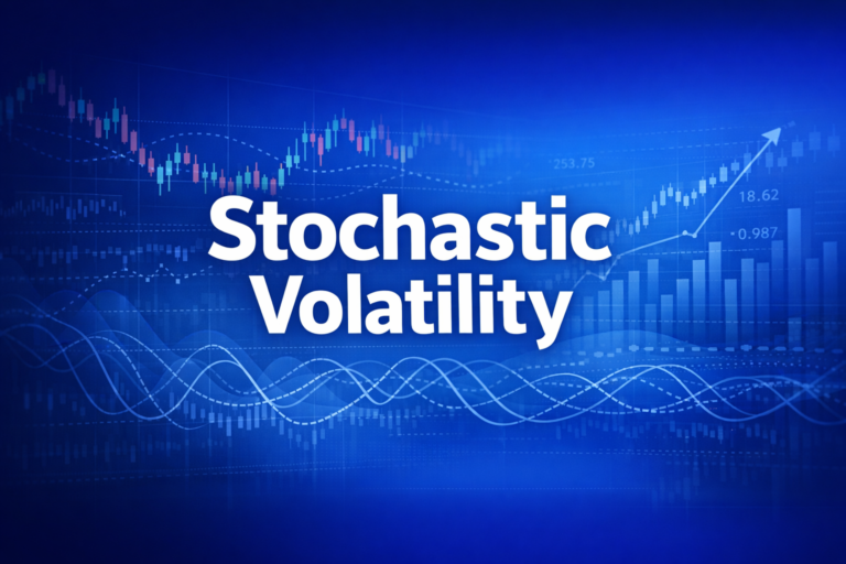 Professional finance illustration representing Stochastic Volatility: Heston Model Explained
