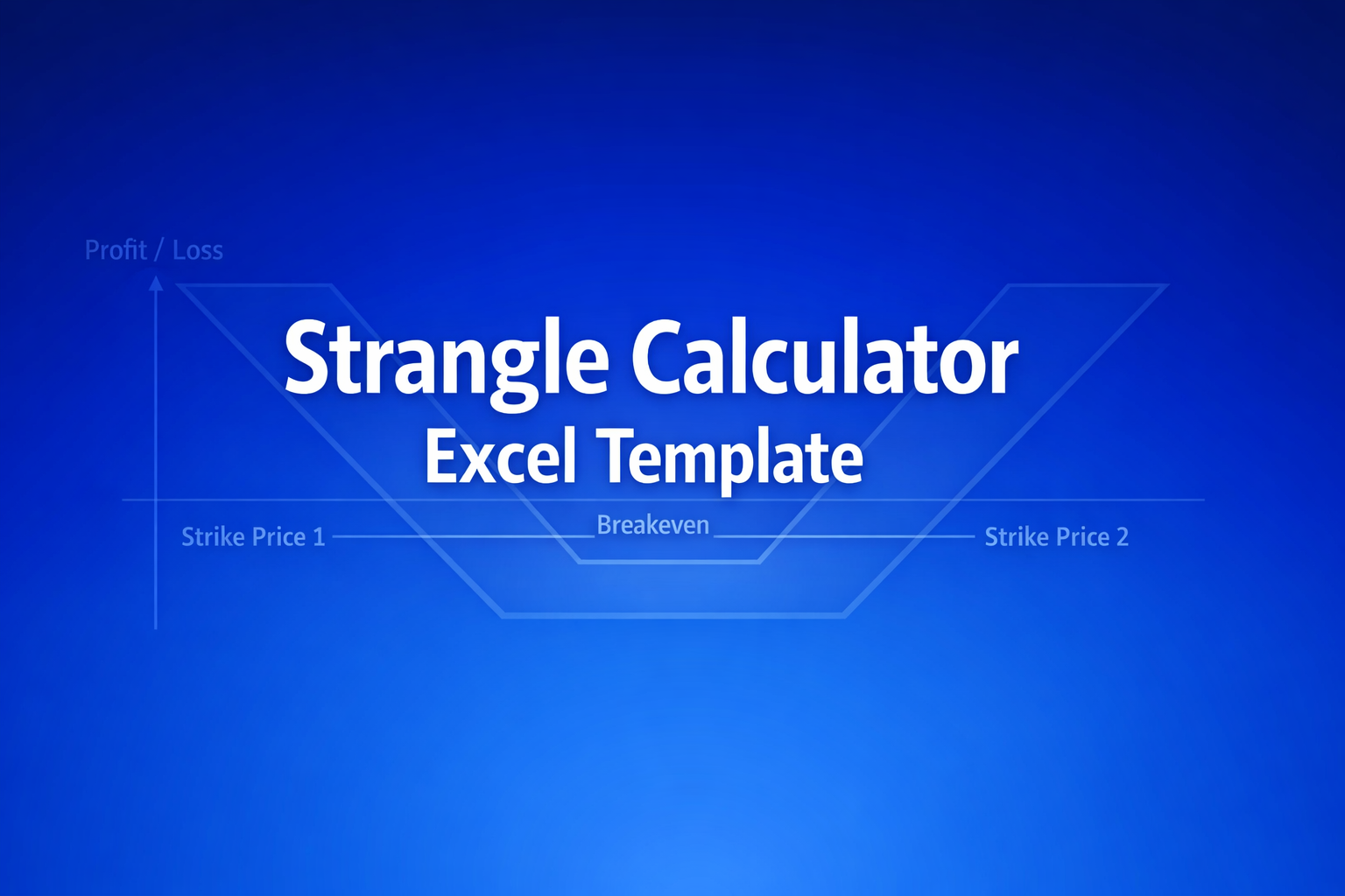 Professional finance illustration representing Strangle Calculator Excel Template