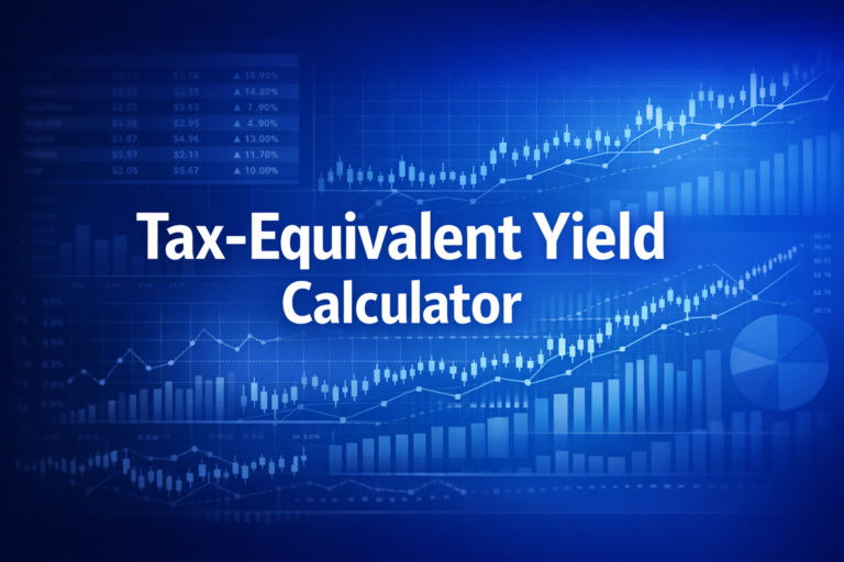 Professional finance illustration representing Tax-Equivalent Yield Calculator: Compare Municipal vs Taxable Bonds