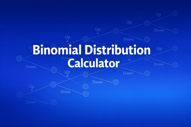 Professional finance illustration representing Binomial Distribution Calculator