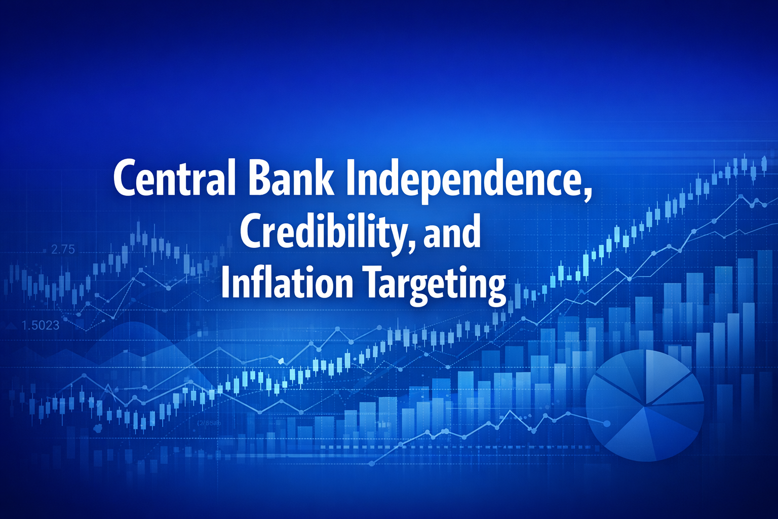 Professional finance illustration representing Central Bank Independence, Credibility, and Inflation Targeting
