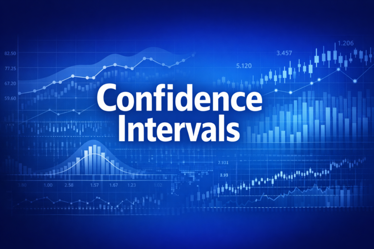 Professional finance illustration representing Confidence Intervals: Statistical Estimation in Finance