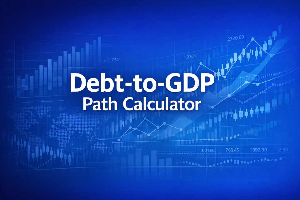 Professional finance illustration representing Debt-to-GDP Path Calculator