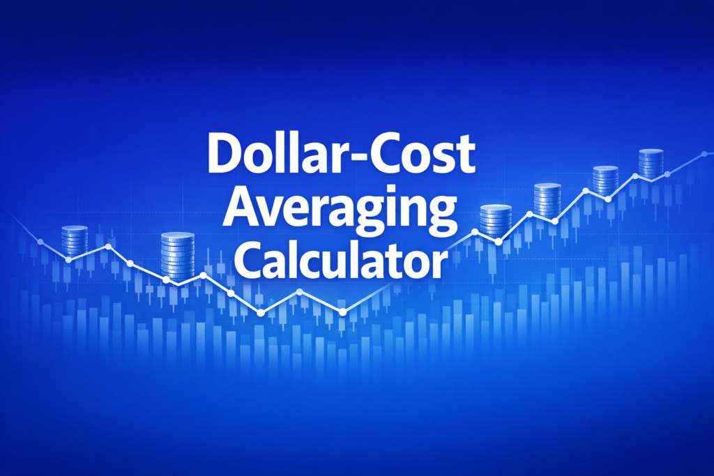 Professional finance illustration representing Dollar-Cost Averaging Calculator