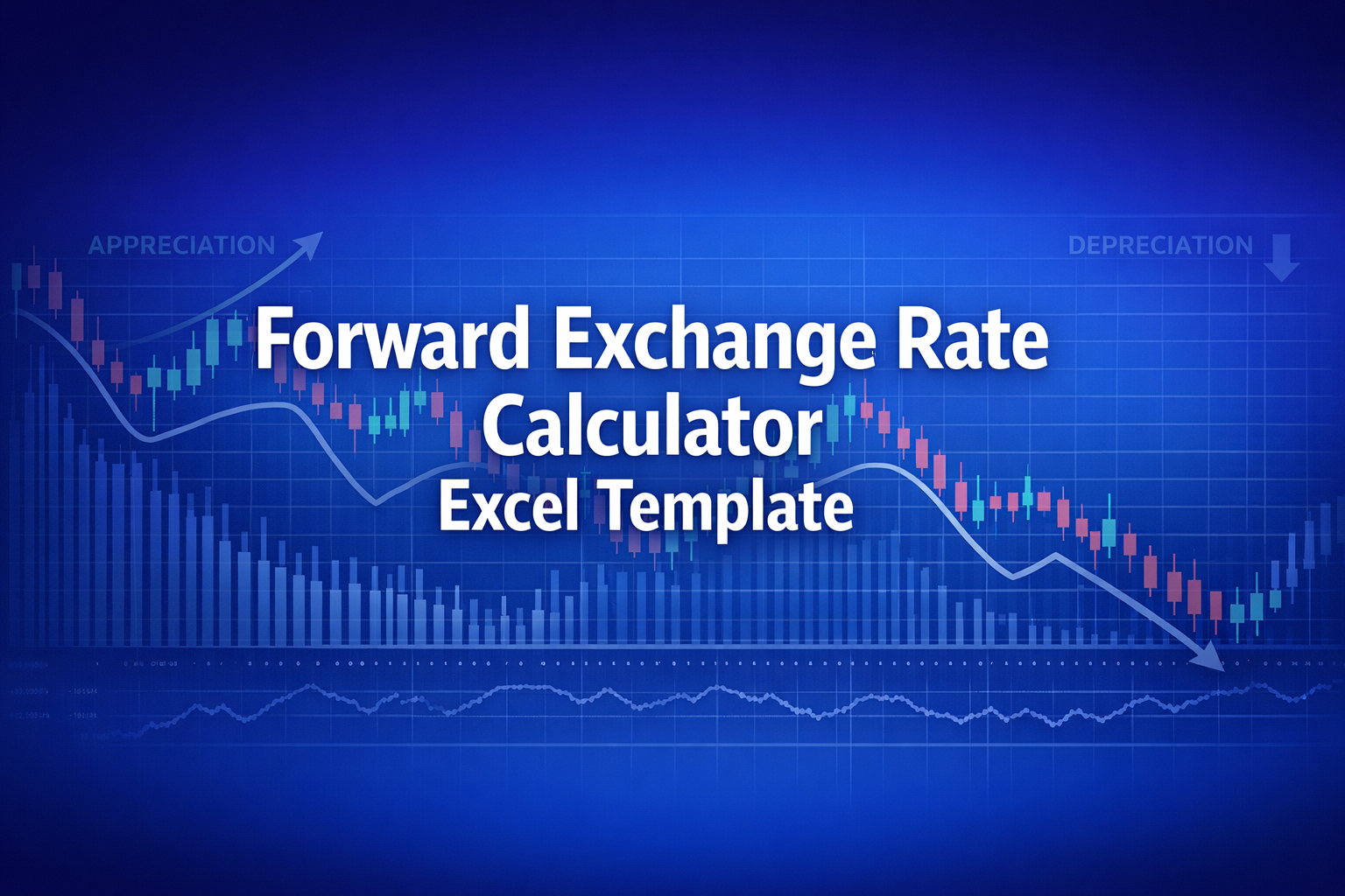 Professional finance illustration representing Forward Exchange Rate Calculator Excel Template