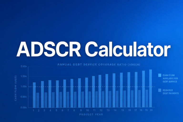 Professional finance illustration representing ADSCR Calculator