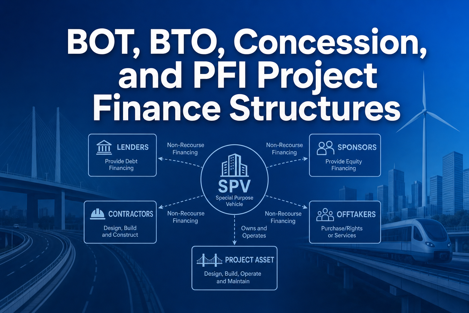 BOT, BTO, Concession, and PFI Project Finance Structures | Ryan O ...