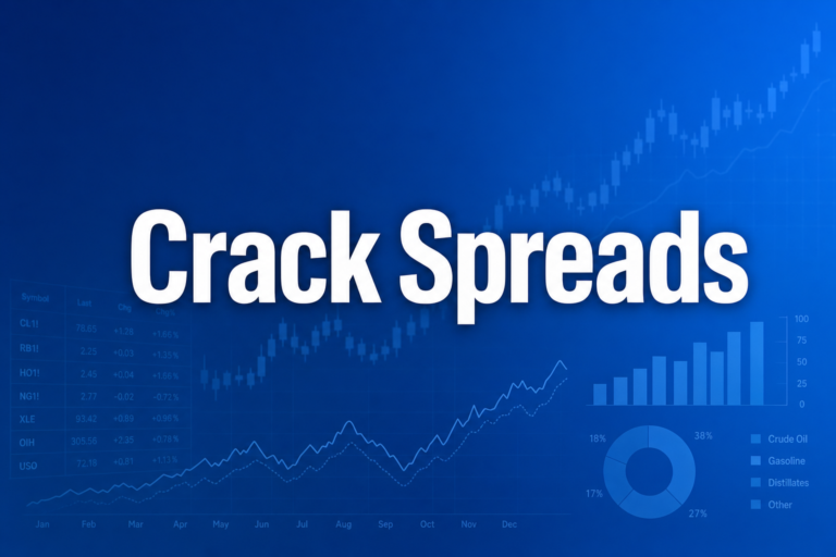 Professional finance illustration representing Crack Spreads: Understanding Refinery Margins and the 3-2-1 Formula