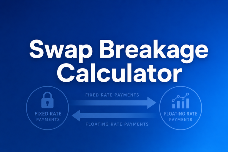 Professional finance illustration representing Swap Breakage Calculator: Interest Rate Swap Termination Cost
