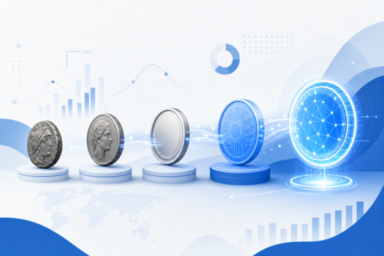 Illustration: History of Digital Cash: From DigiCash to Bitcoin