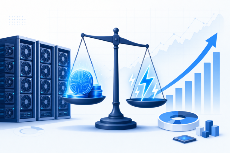 Illustration: Bitcoin Mining Economics: Hardware, Pools and Profitability