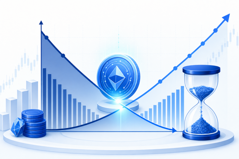 Illustration: Bitcoin Valuation: Supply, Demand and Token Economics
