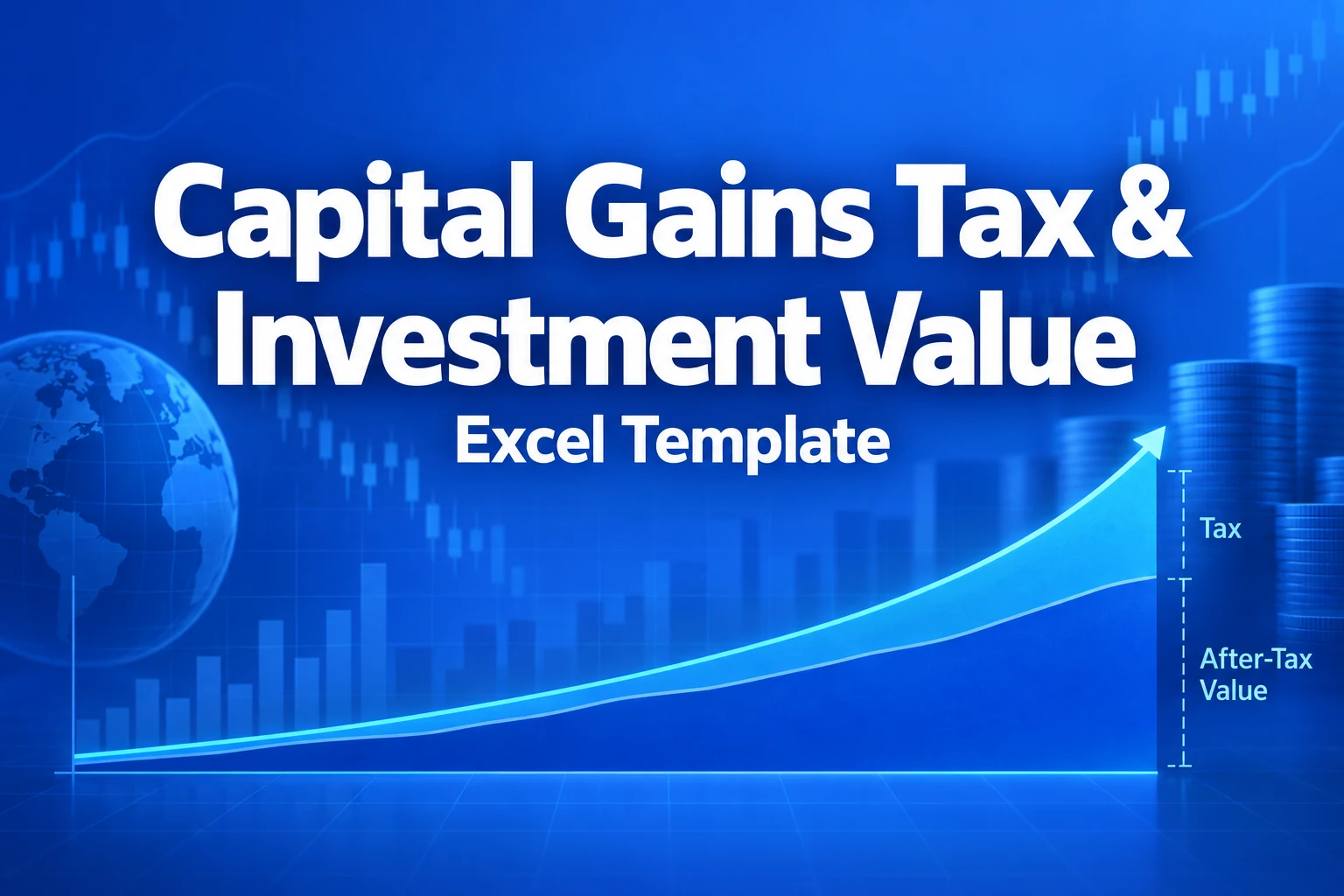 Capital Gains Tax & Investment Value — Excel Template