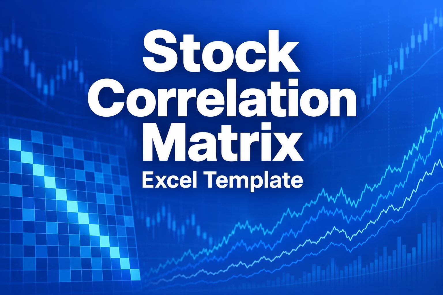 Stock Correlation Matrix — Excel Template