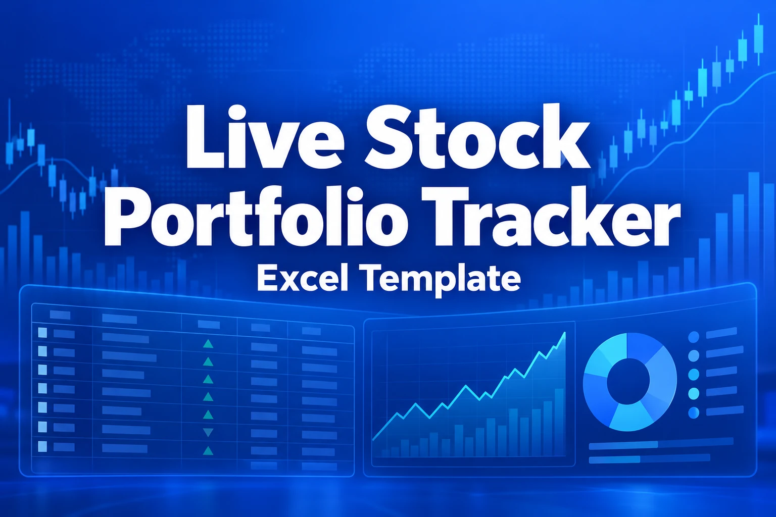 Live Stock Portfolio Tracker — Excel Template