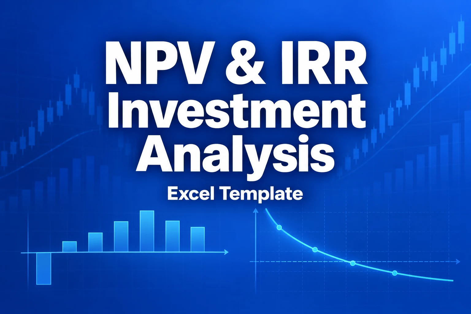 NPV & IRR Investment Analysis — Excel Template
