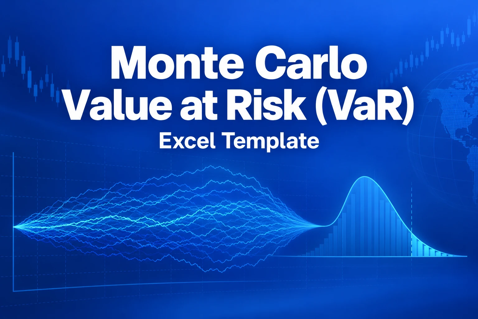 Monte Carlo Value at Risk (VaR) — Excel Template