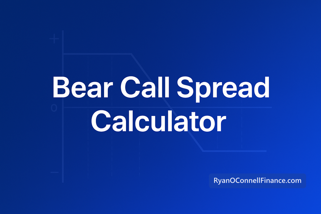 Professional finance illustration representing Bear Call Spread Calculator