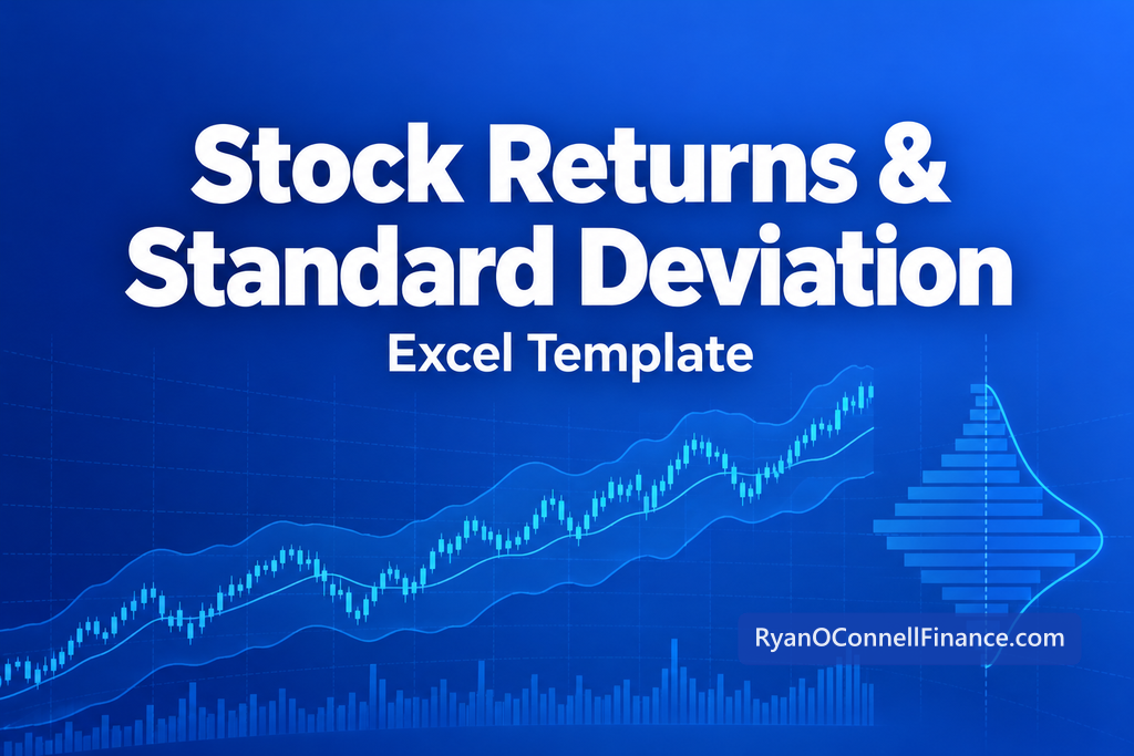 Stock Returns & Standard Deviation — Excel Template